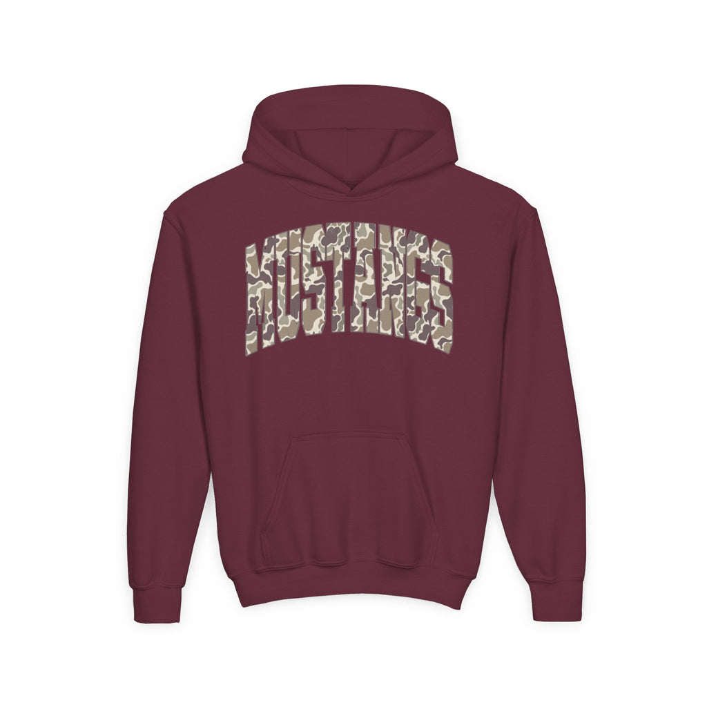 Youth Camo Mustang Hoodie