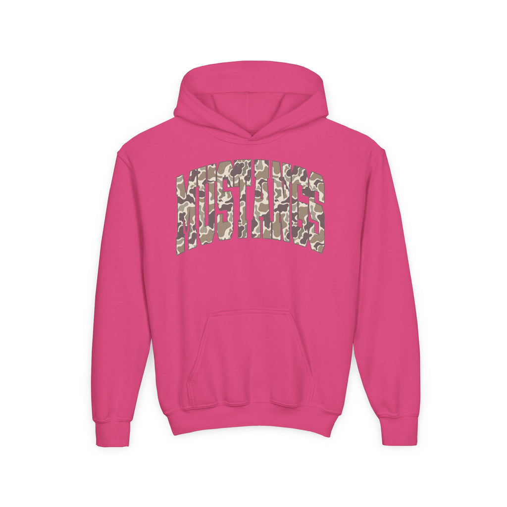 Youth Camo Mustang Hoodie